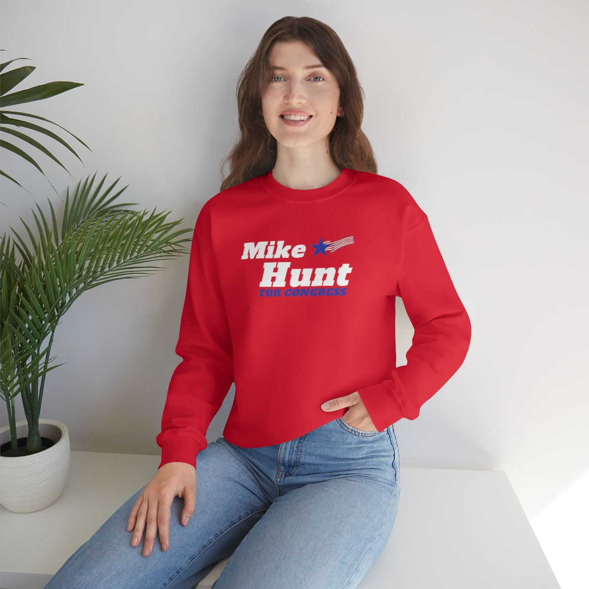 Mike Hunt - Unisex Heavy Blend™ Crewneck Sweatshirt