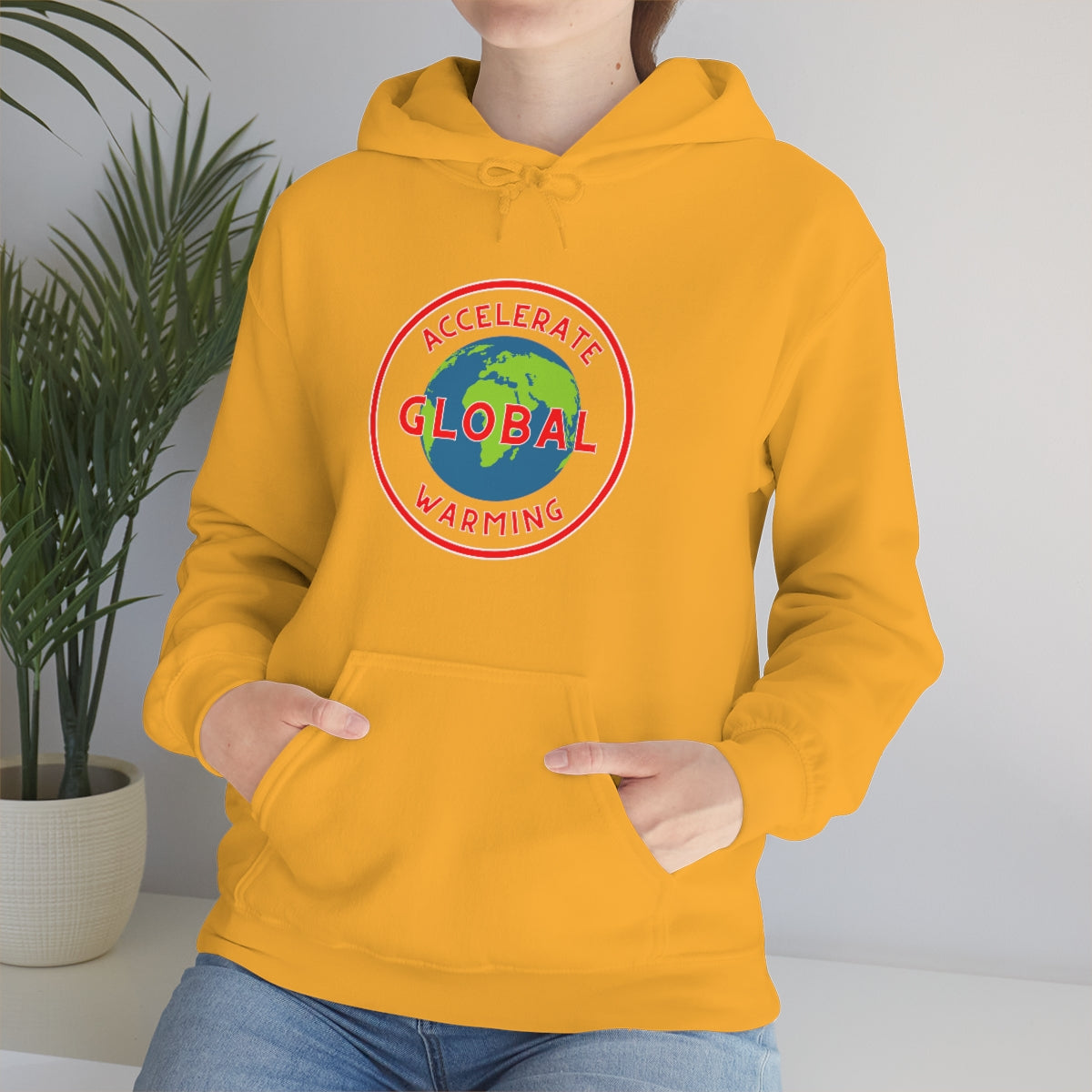 Accelerate Global Warming - Unisex Heavy Blend™ Hooded Sweatshirt - ALL COLORS - Hot Take