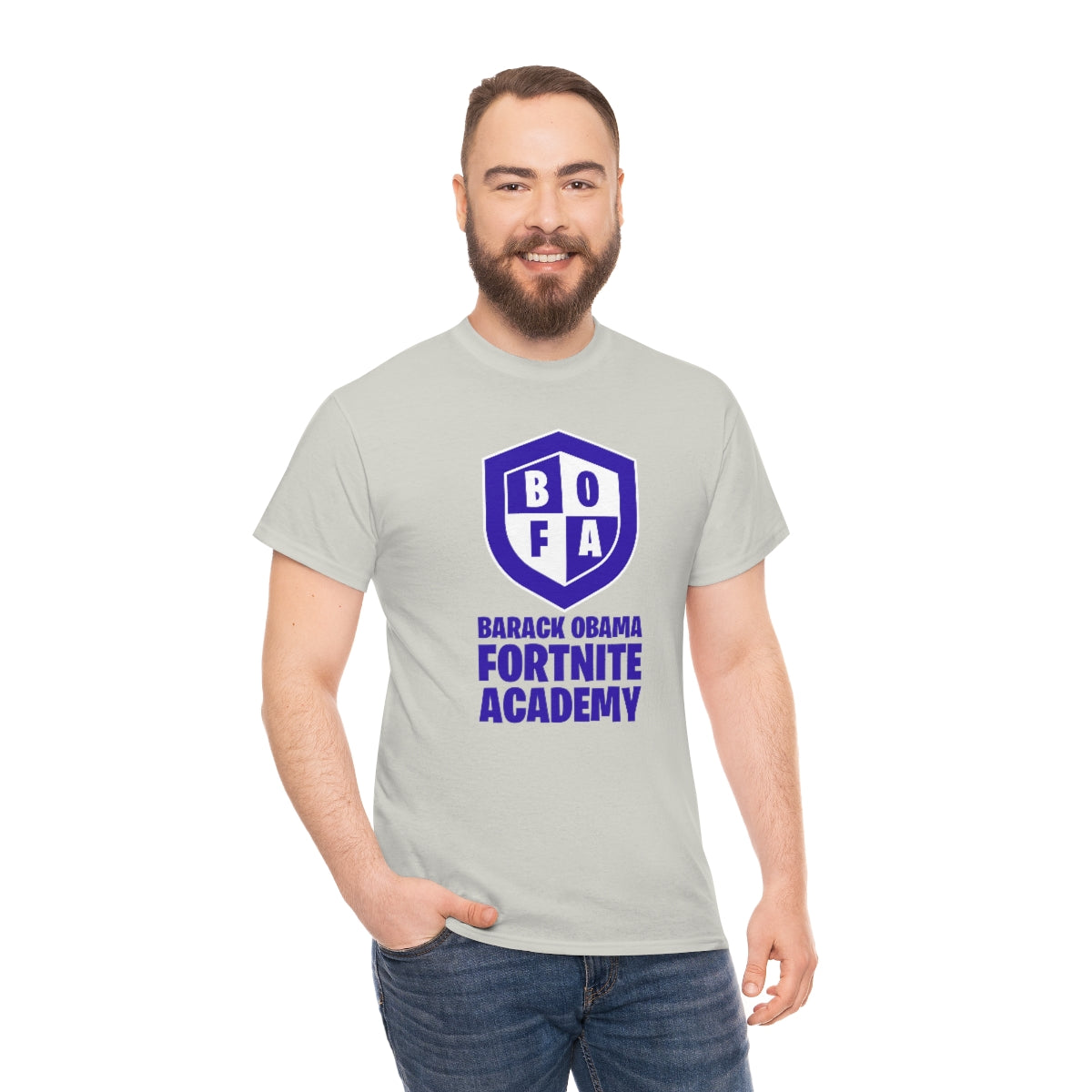 BOFA Barack Obama Fortnite Academy - Unisex Heavy Cotton Tee