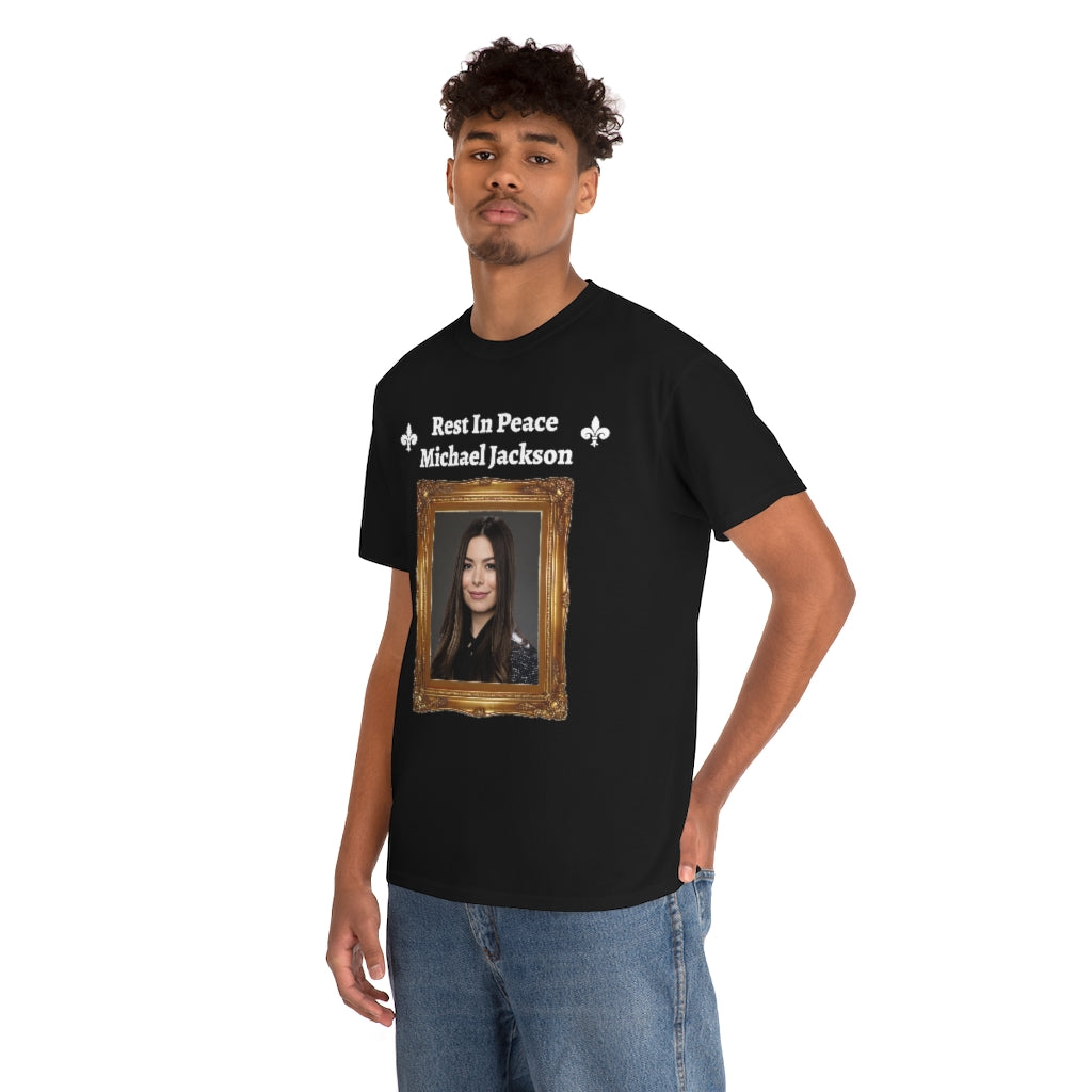 Rest In Peace Michael Jackson (Miranda Cosgrove from iCarly) - Unisex Heavy Cotton Tee - All Colors