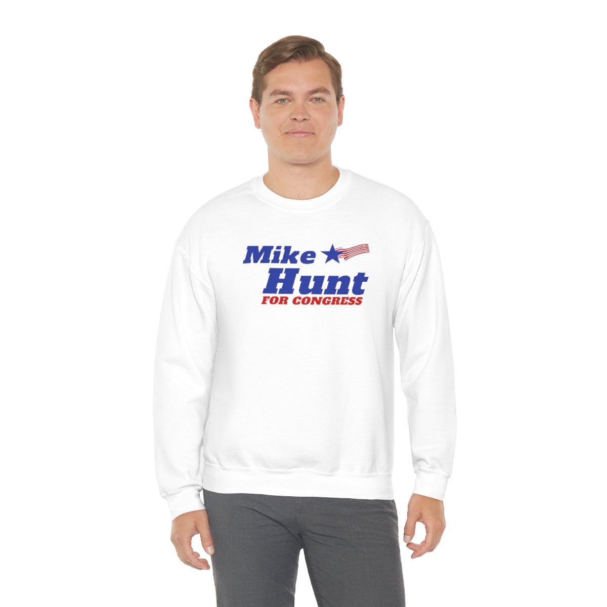 Mike Hunt - Unisex Heavy Blend™ Crewneck Sweatshirt