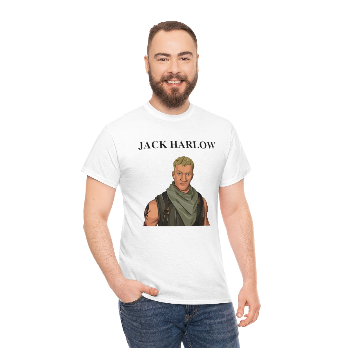 Jack Harlow Default Skin Fortnite - Unisex Heavy Cotton Tee