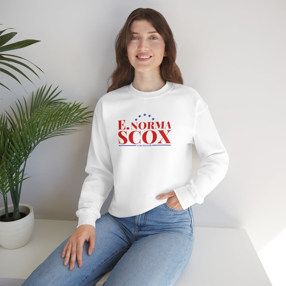 E. Norma Scox - Unisex Heavy Blend™ Crewneck Sweatshirt