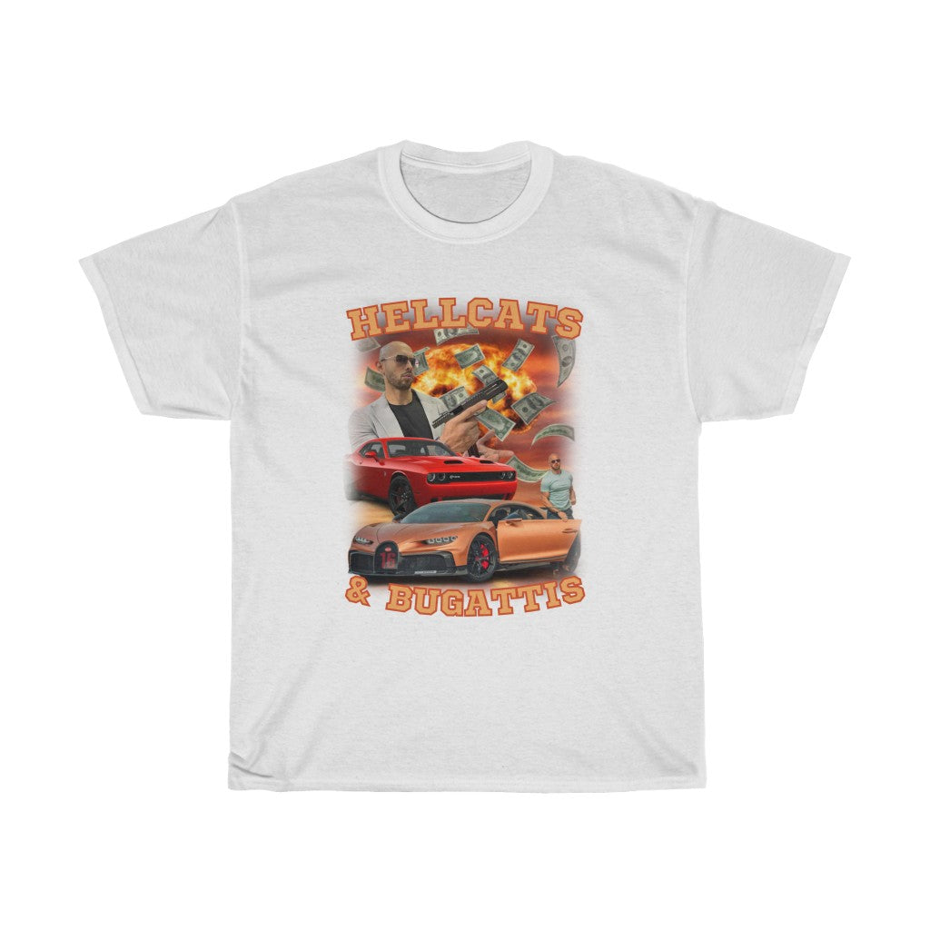 Hellcats and Bugattis - Unisex Heavy Cotton Tee