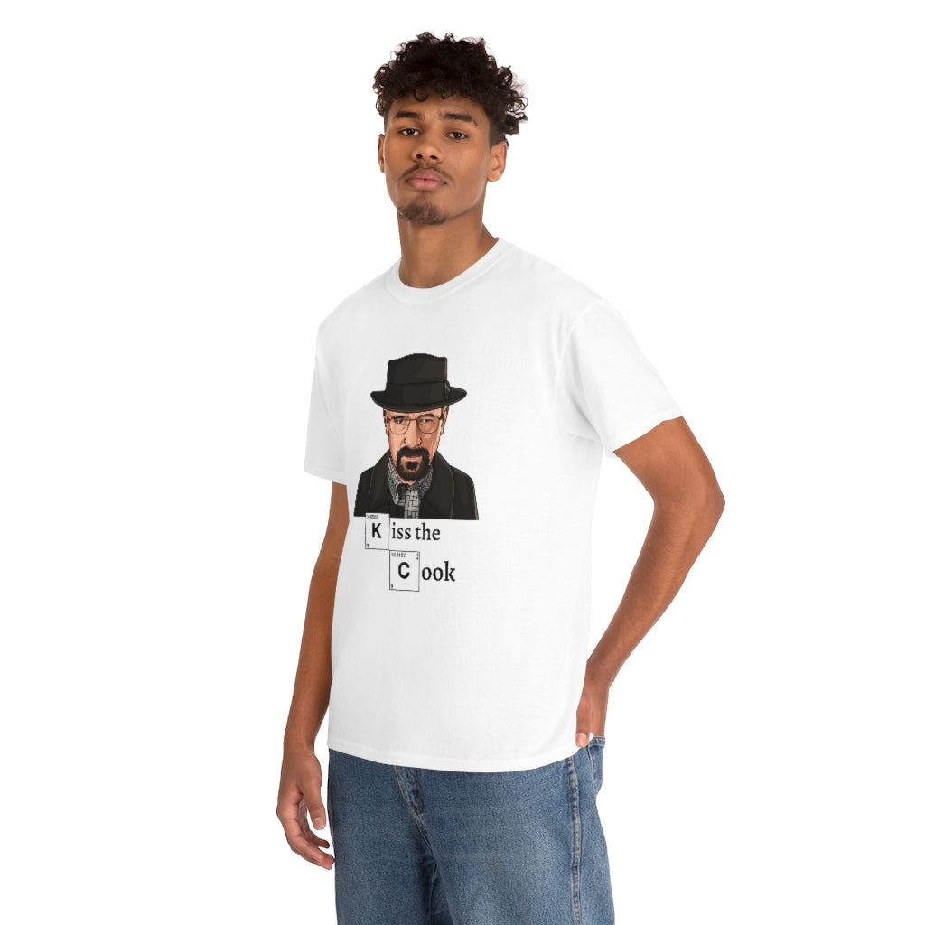 Walter White Kiss the Cook - Unisex Heavy Cotton Tee - All Colors