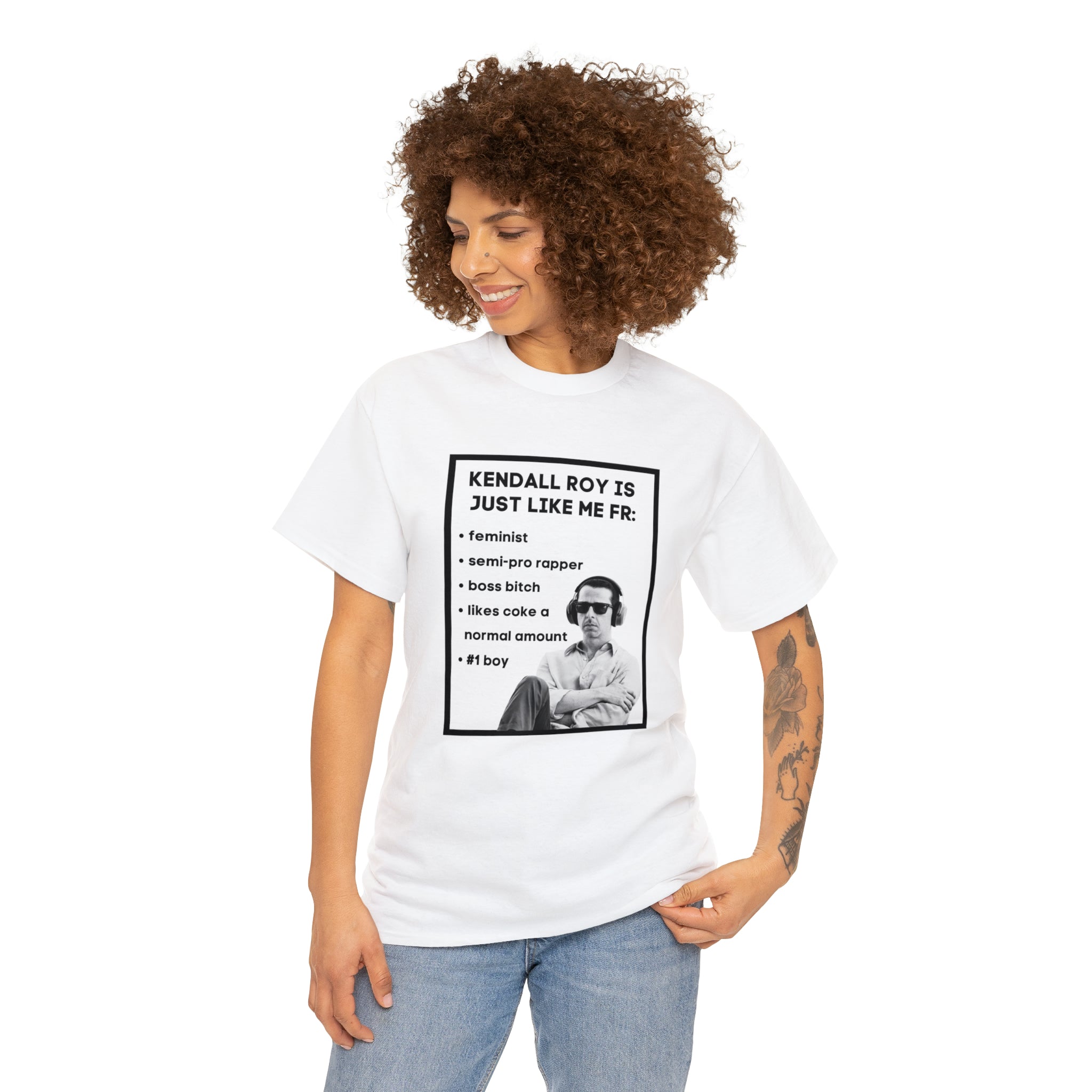 Kendall Roy is Just Like Me FR - Unisex Heavy Cotton Tee