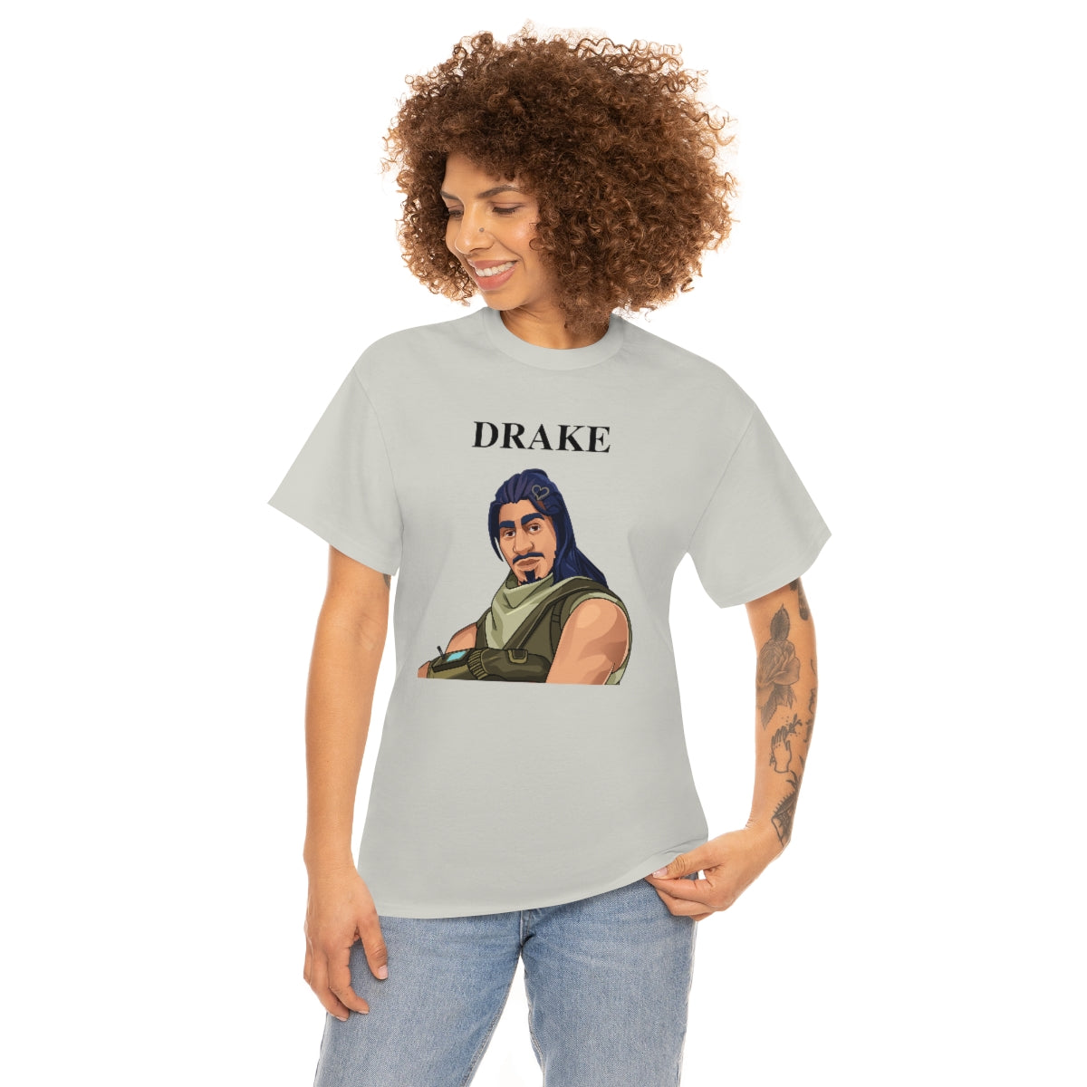 Drake Fortnite Default skin - Unisex Heavy Cotton Tee - All Colors