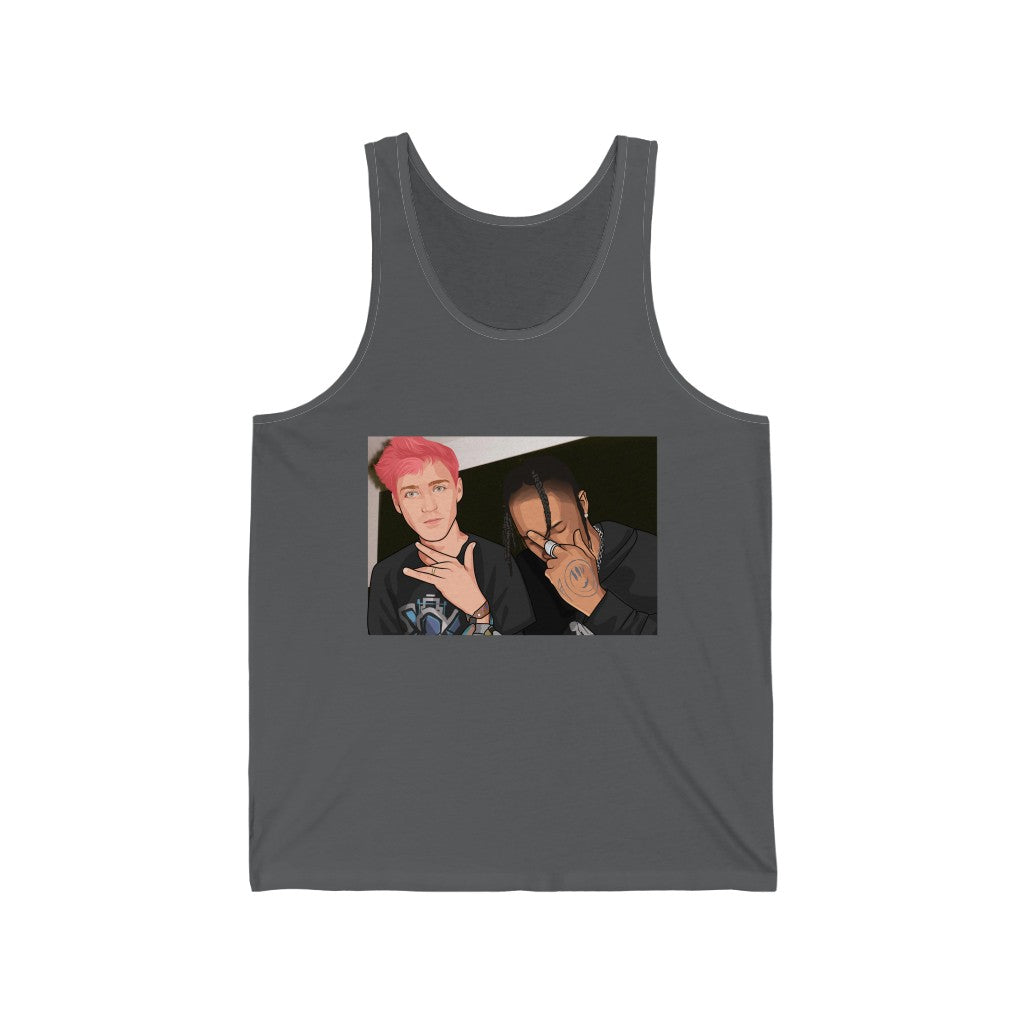 Ninja, (the guys from fortnite) - Unisex Jersey Tank