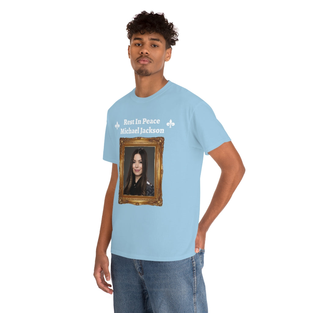 Rest In Peace Michael Jackson (Miranda Cosgrove from iCarly) - Unisex Heavy Cotton Tee - All Colors