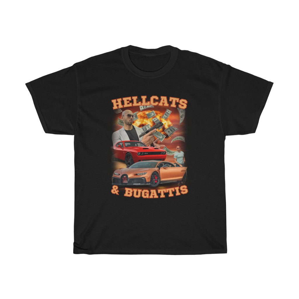 Hellcats and Bugattis - Unisex Heavy Cotton Tee