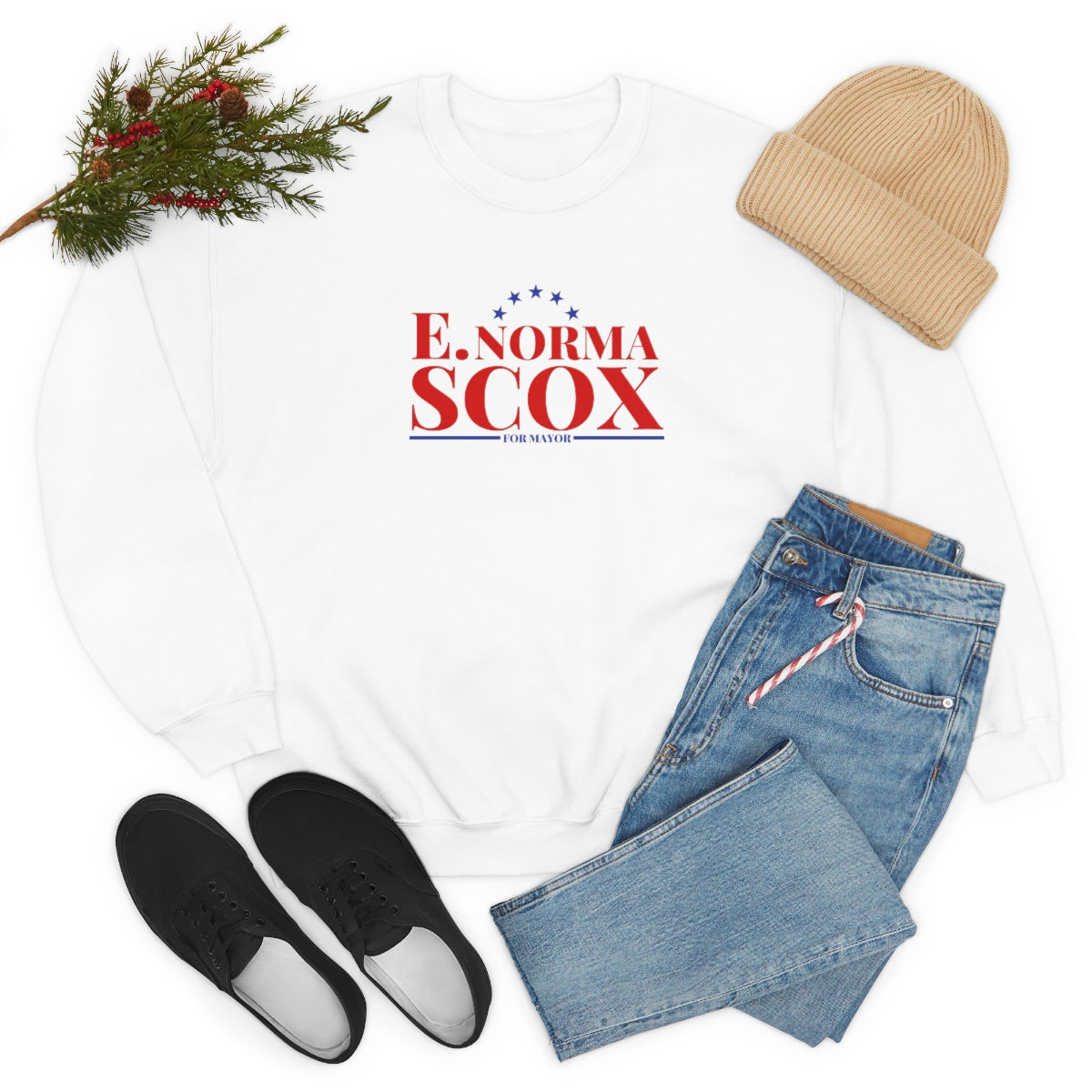 E. Norma Scox - Unisex Heavy Blend™ Crewneck Sweatshirt