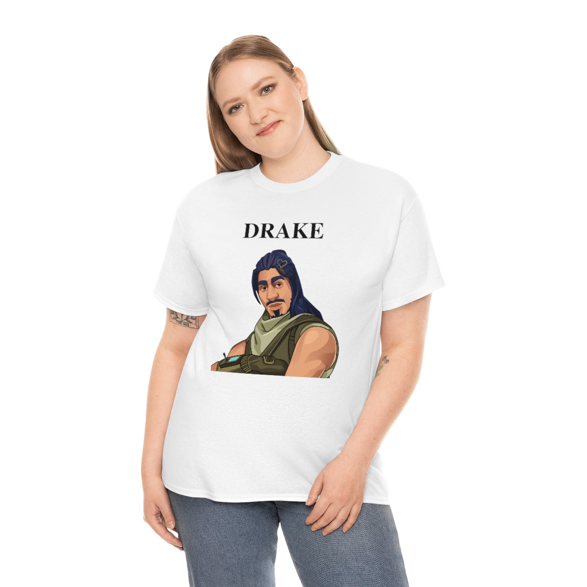 Drake Fortnite Default skin - Unisex Heavy Cotton Tee - All Colors