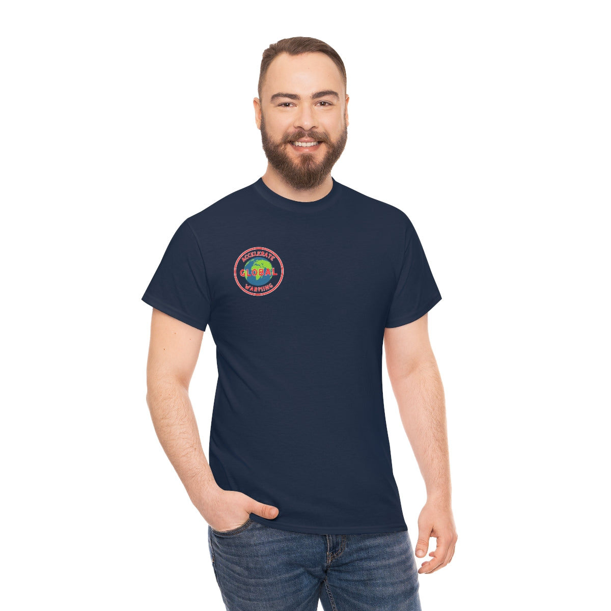 Accelerate Global Warming - Unisex Heavy Cotton Tee - Hot Take