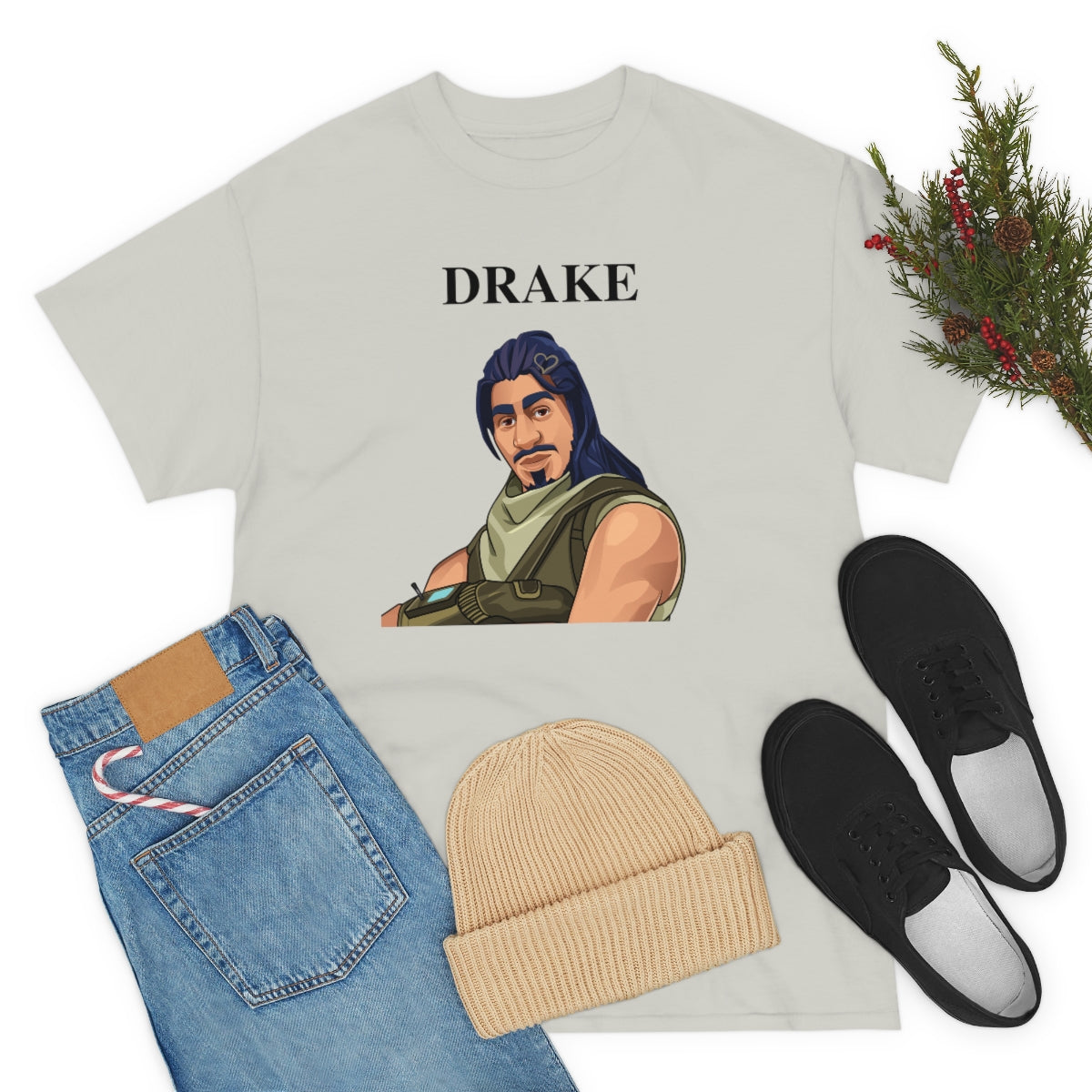 Drake Fortnite Default skin - Unisex Heavy Cotton Tee - All Colors