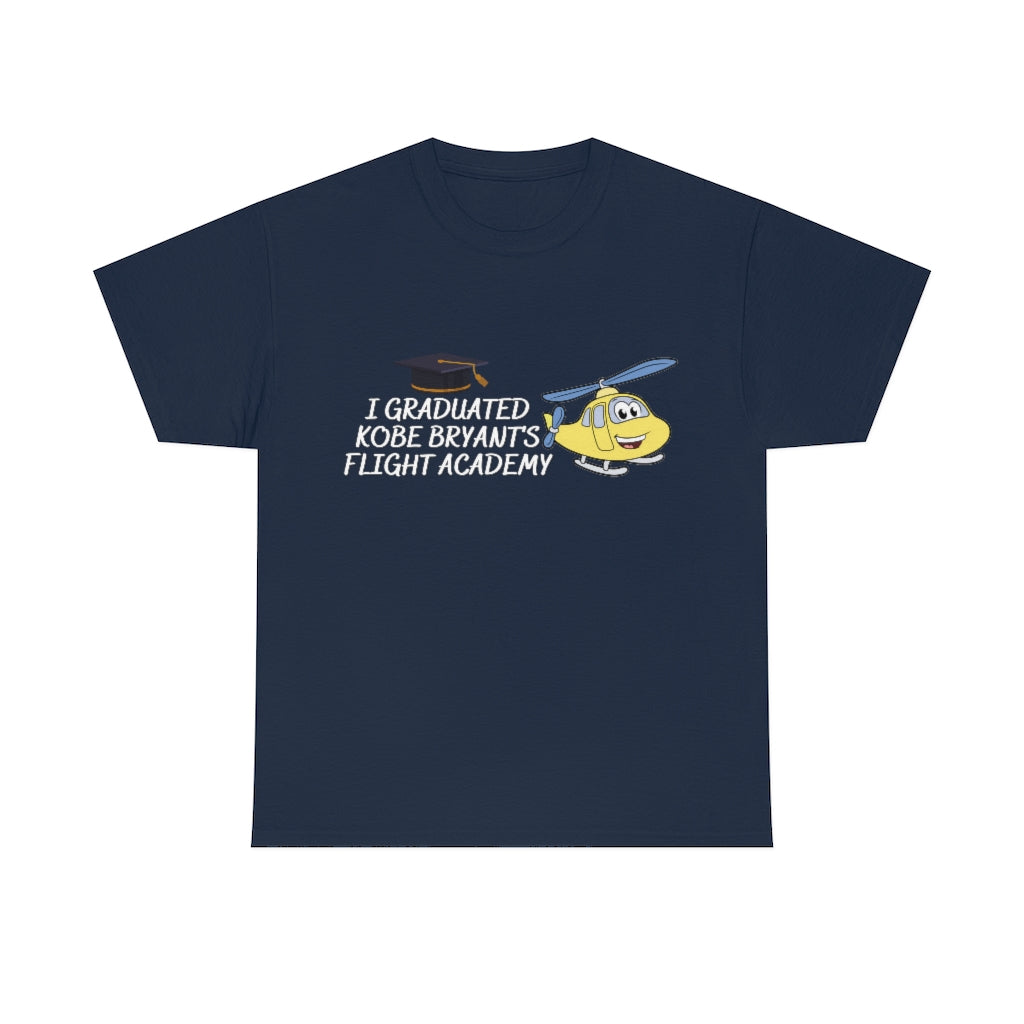 Kobe Bryant Flight Academy - Unisex Heavy Cotton Tee