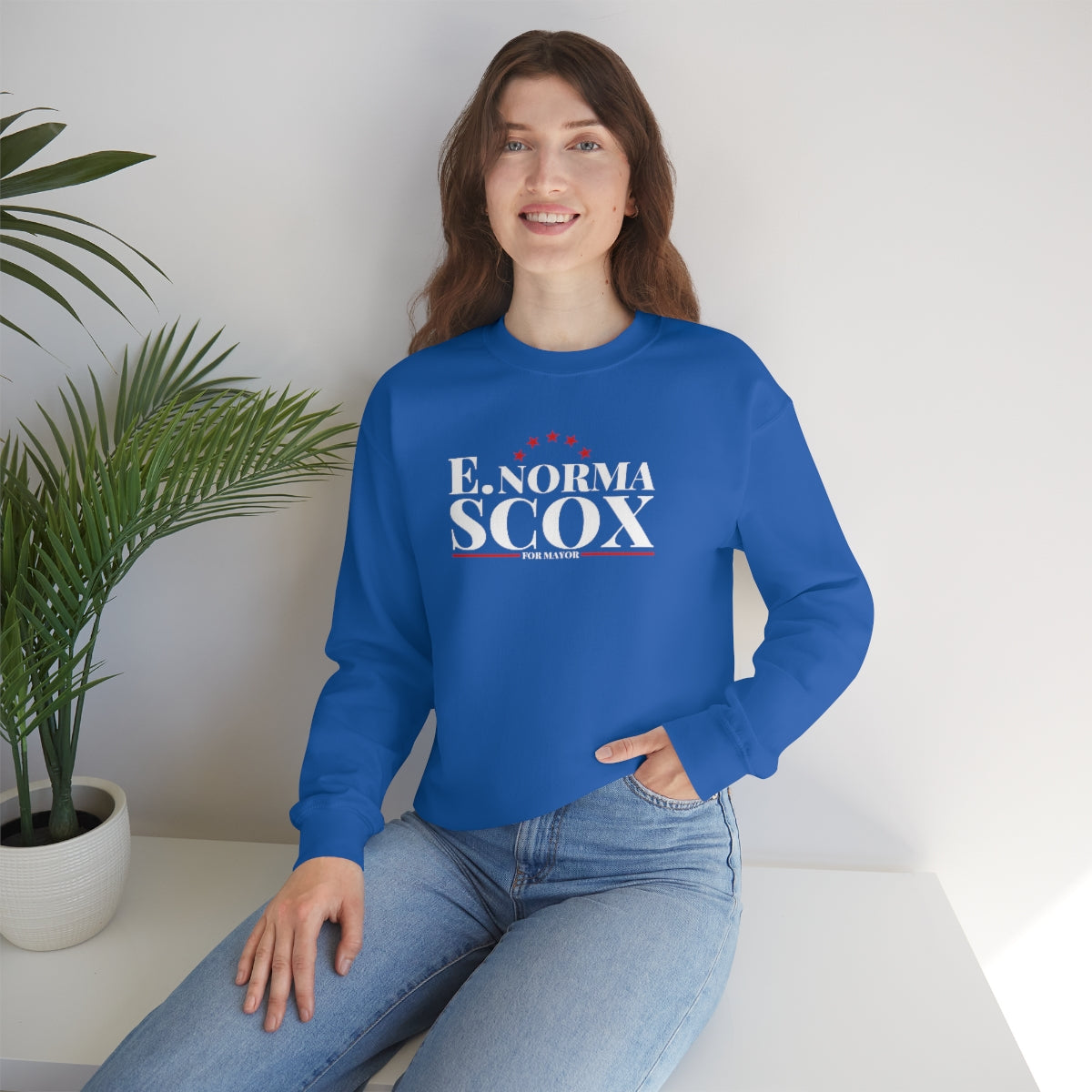 E. Norma Scox - Unisex Heavy Blend™ Crewneck Sweatshirt