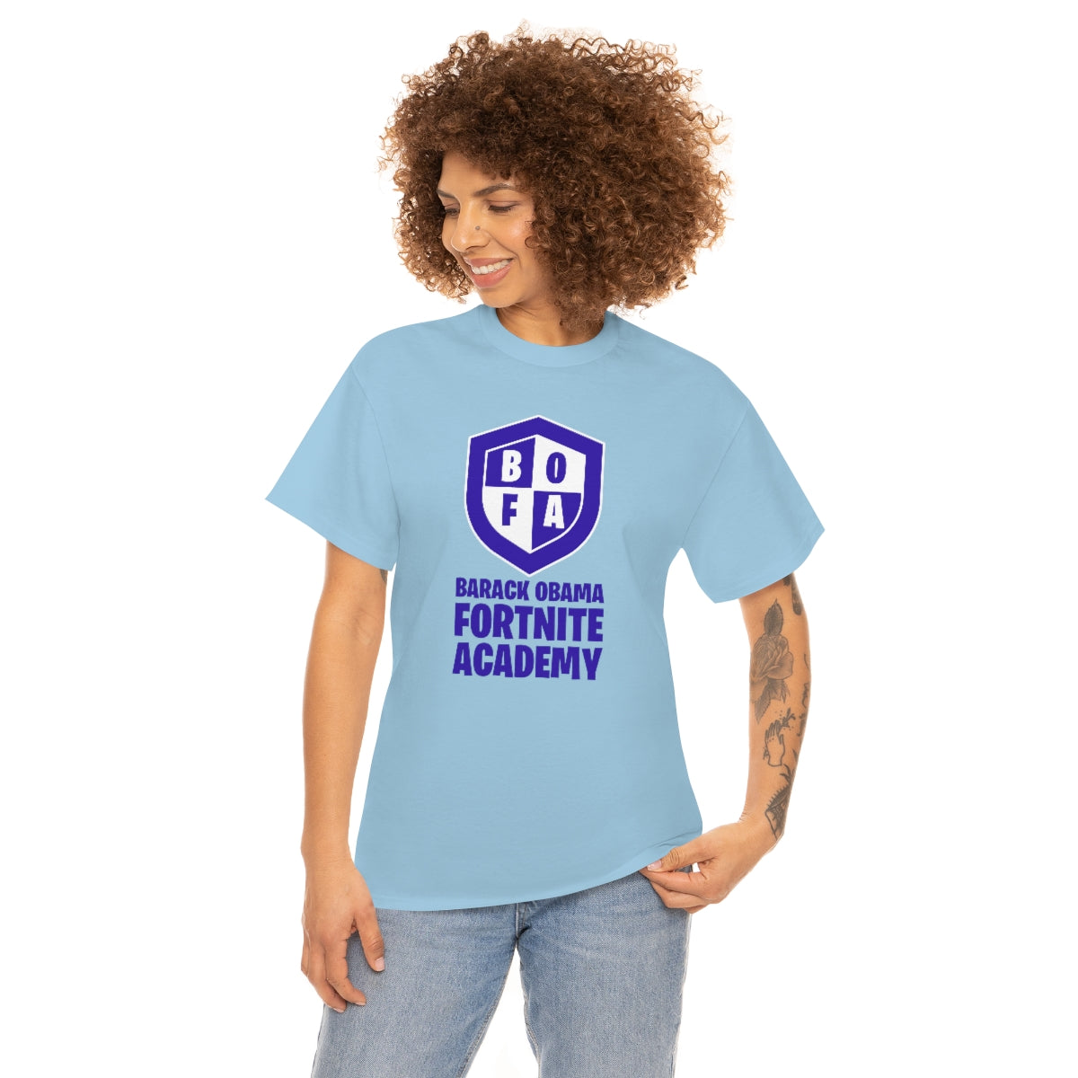 BOFA Barack Obama Fortnite Academy - Unisex Heavy Cotton Tee