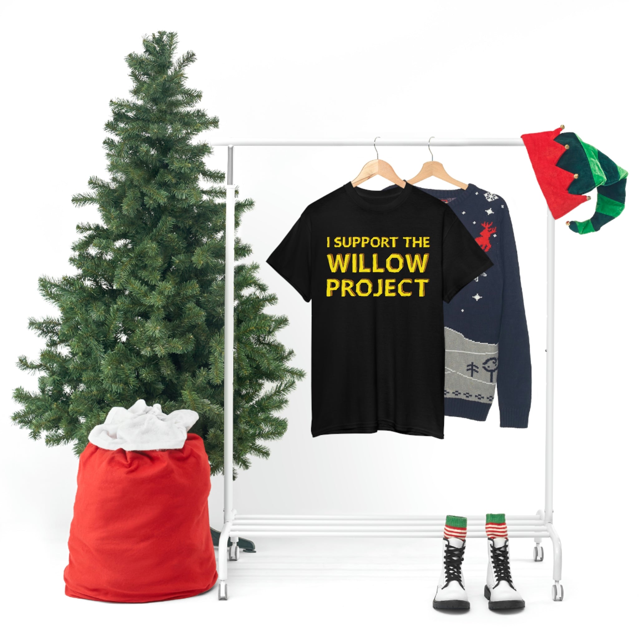 I Support the Willow Project - Unisex Heavy Cotton Tee