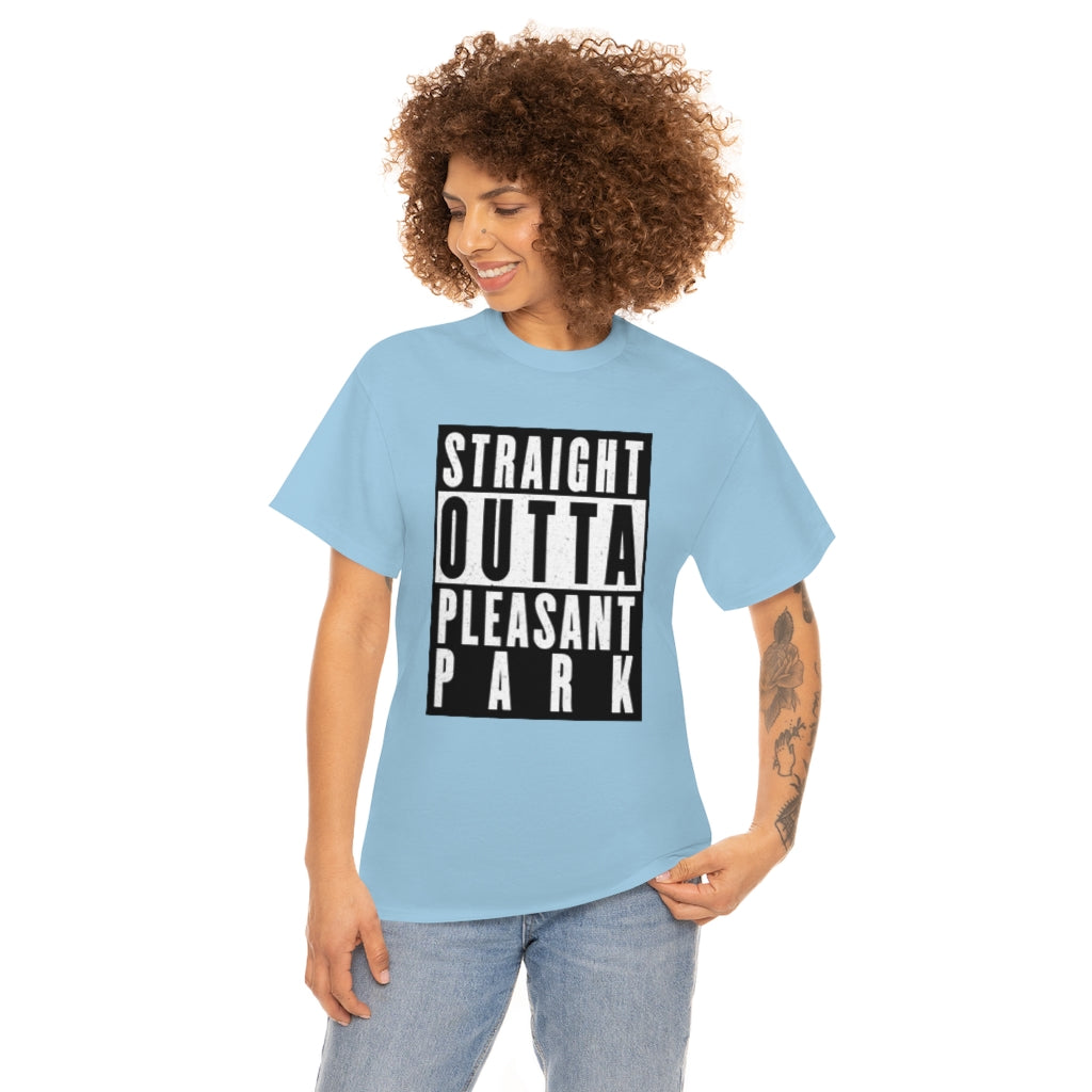 Straight out of Pleasant Park (Compton) - Unisex Heavy Cotton Tee - All Colors