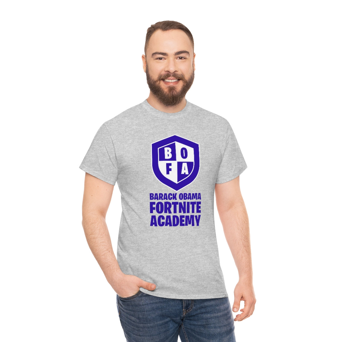 BOFA Barack Obama Fortnite Academy - Unisex Heavy Cotton Tee