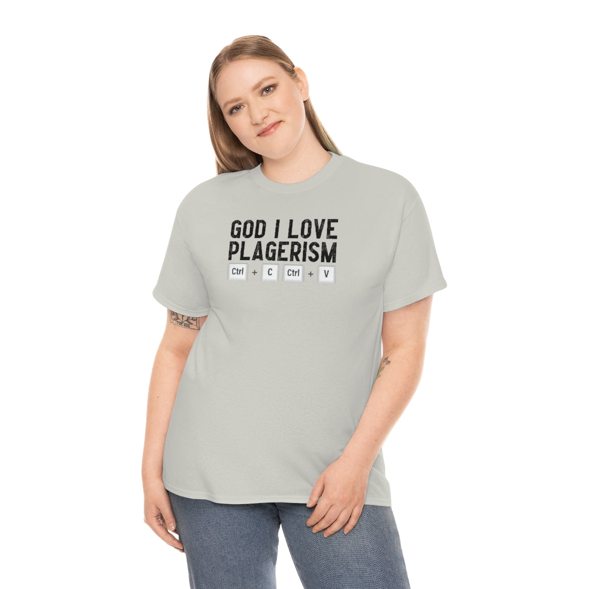 God I Love Plagerism - Unisex Heavy Cotton Tee - All Colors