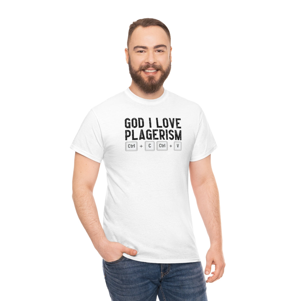 God I Love Plagerism - Unisex Heavy Cotton Tee - All Colors