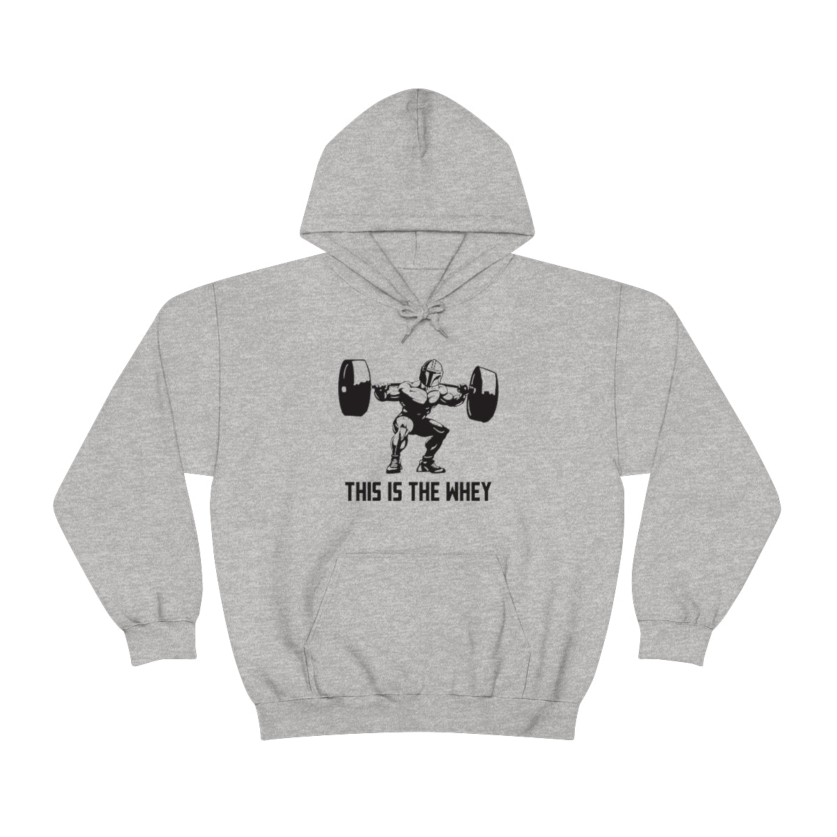 This is the Whey - Unisex Heavy Blend™ Hooded Sweatshirt