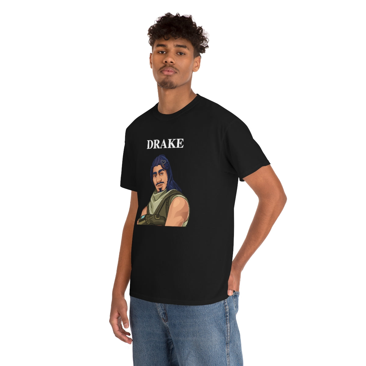 Drake Fortnite Default skin - Unisex Heavy Cotton Tee - All Colors