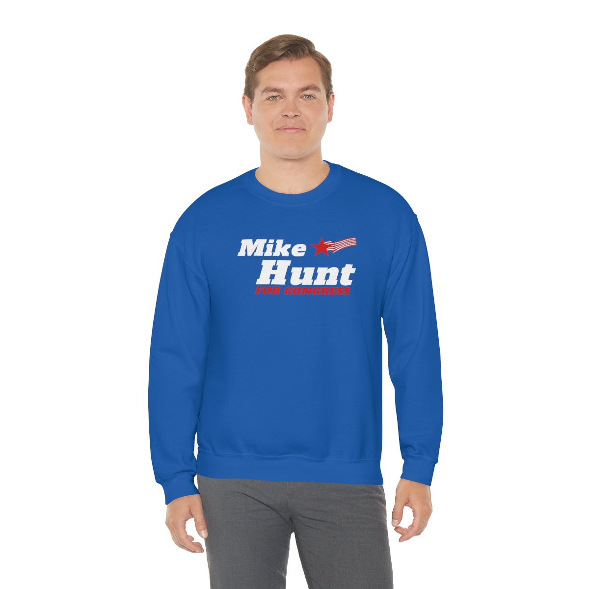 Mike Hunt - Unisex Heavy Blend™ Crewneck Sweatshirt