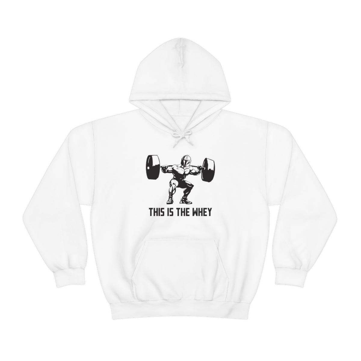 This is the Whey - Unisex Heavy Blend™ Hooded Sweatshirt