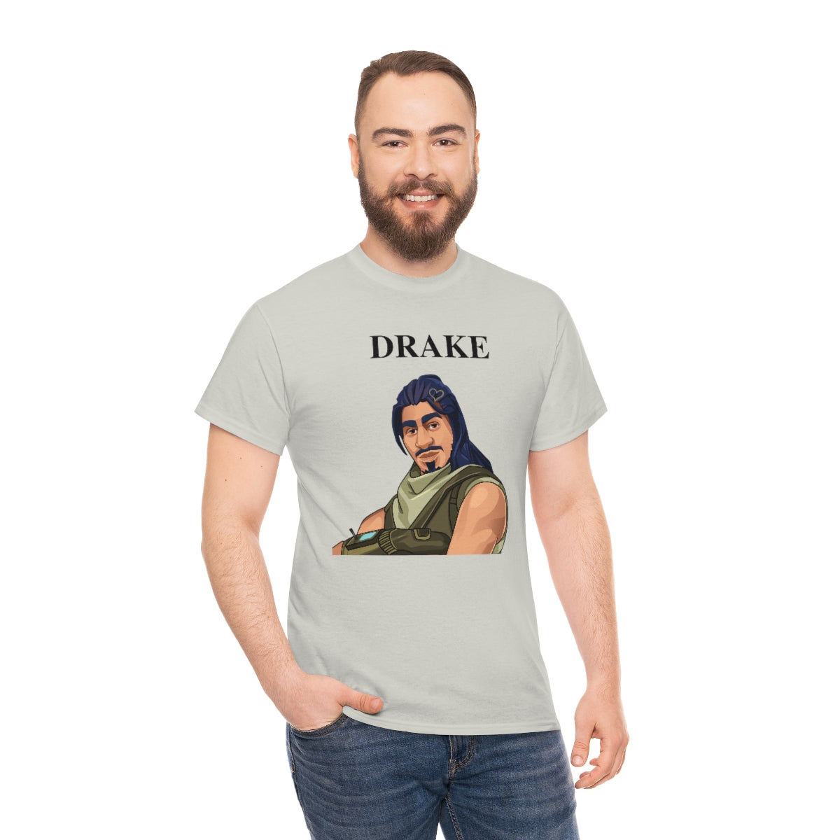 Drake Fortnite Default skin - Unisex Heavy Cotton Tee - All Colors