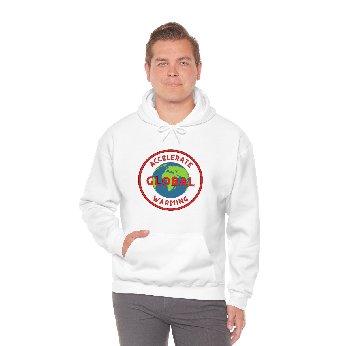 Accelerate Global Warming - Unisex Heavy Blend™ Hooded Sweatshirt - ALL COLORS - Hot Take