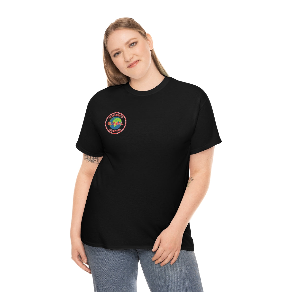 Accelerate Global Warming - Unisex Heavy Cotton Tee - Hot Take