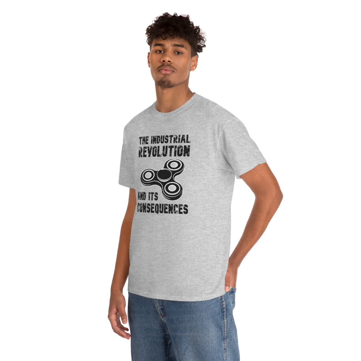 The Industrial Revolution and its Consequences Fidget Spinner - Unisex Heavy Cotton Tee - All Colors