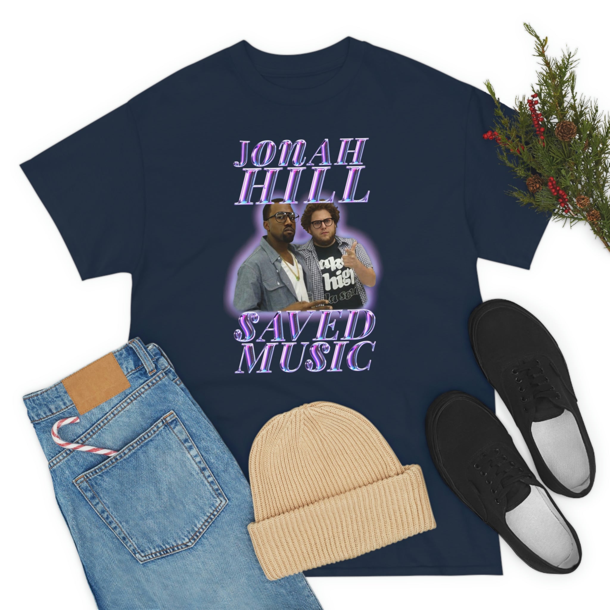 JONAH HILL SAVED MUSIC (KANYE) - Unisex Heavy Cotton Tee