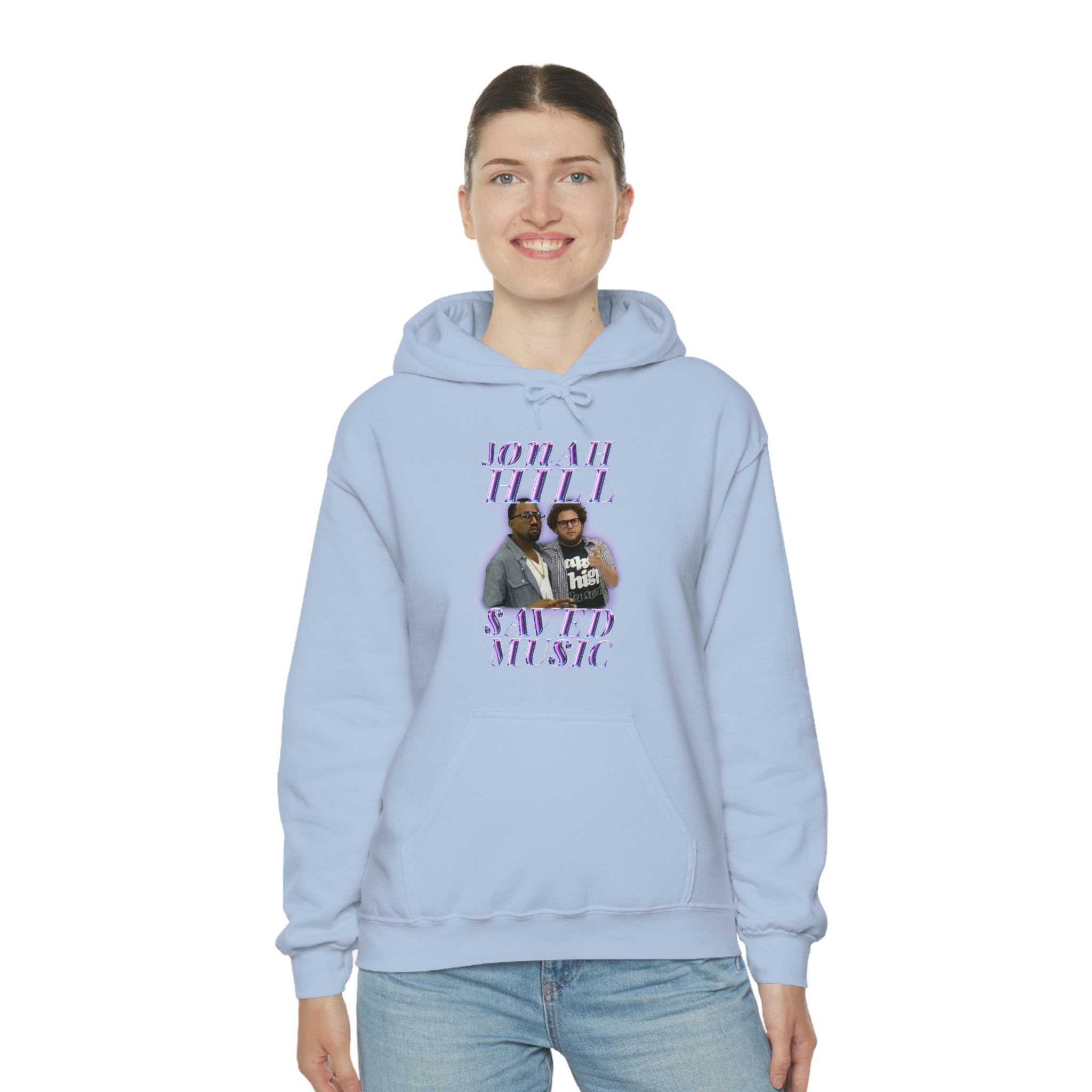 JONAH HILL SAVED MUSIC (KANYE) - Unisex Heavy Blend™ Hooded Sweatshirt