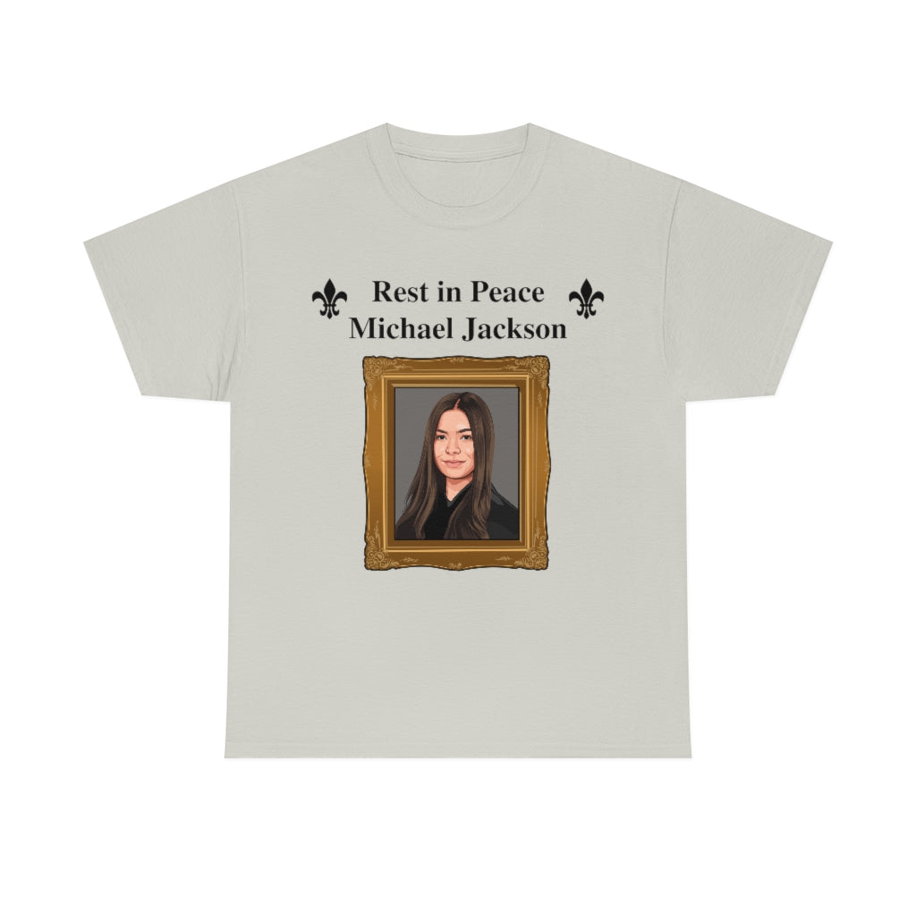 Rest In Peace Michael Jackson (Miranda Cosgrove from iCarly) - Unisex Heavy Cotton Tee - All Colors