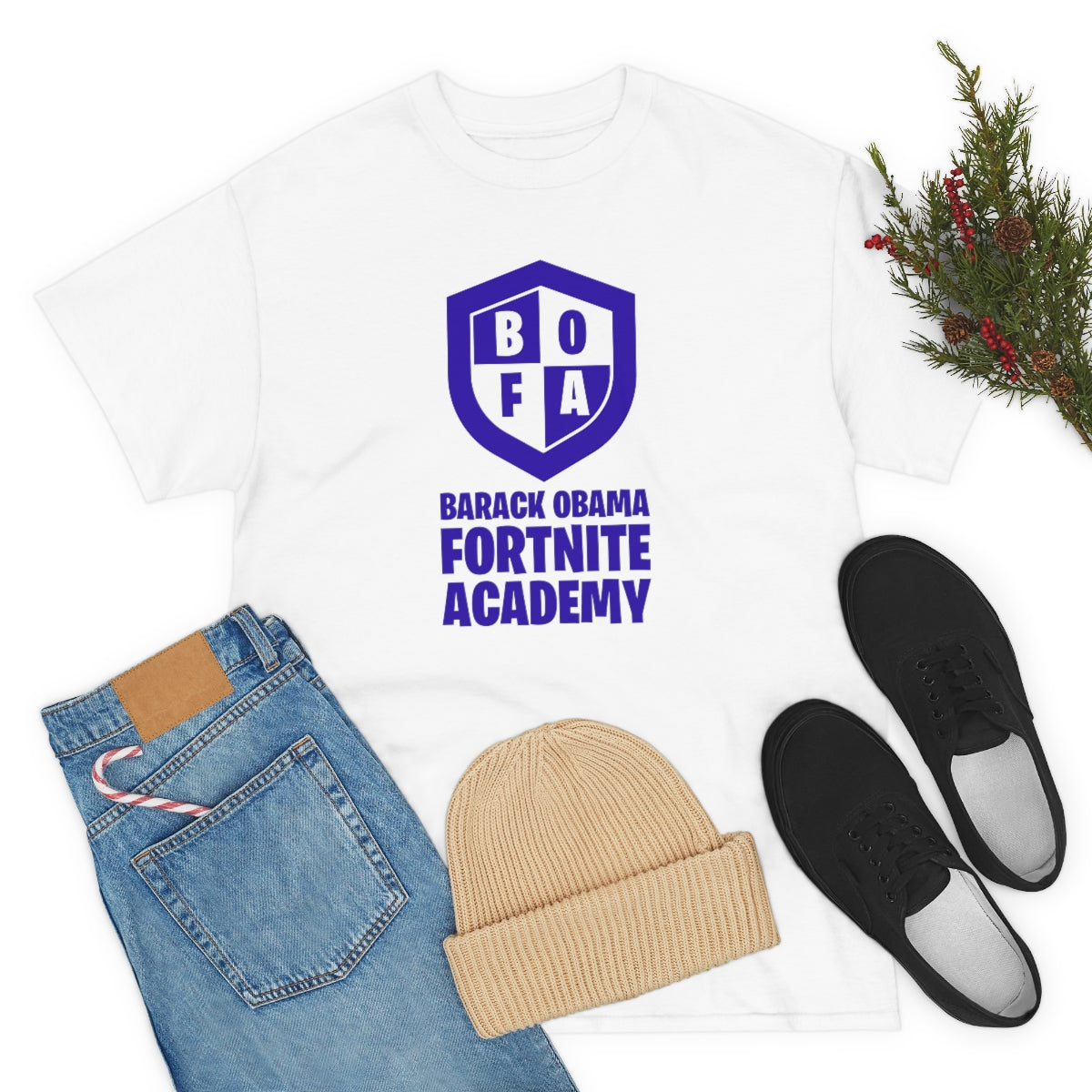 BOFA Barack Obama Fortnite Academy - Unisex Heavy Cotton Tee