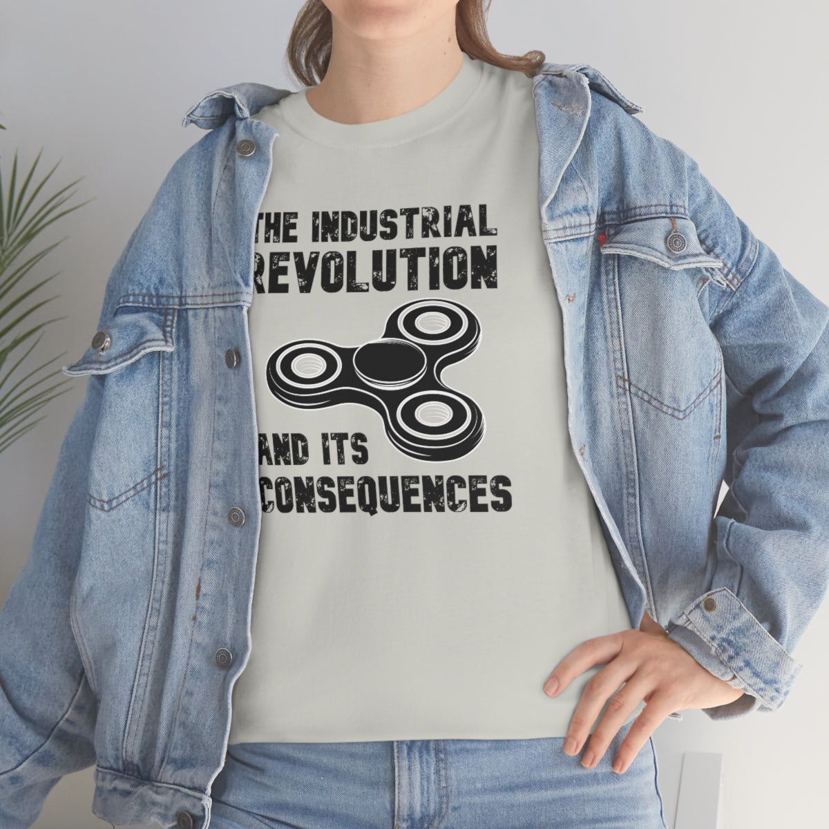 The Industrial Revolution and its Consequences Fidget Spinner - Unisex Heavy Cotton Tee - All Colors