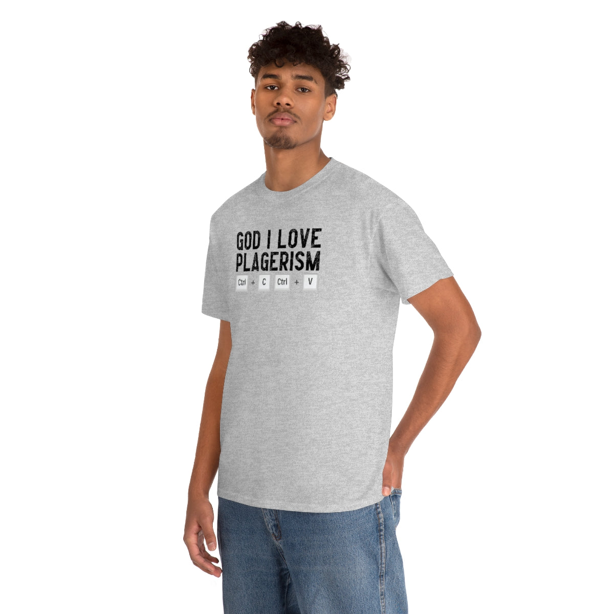 God I Love Plagerism - Unisex Heavy Cotton Tee - All Colors