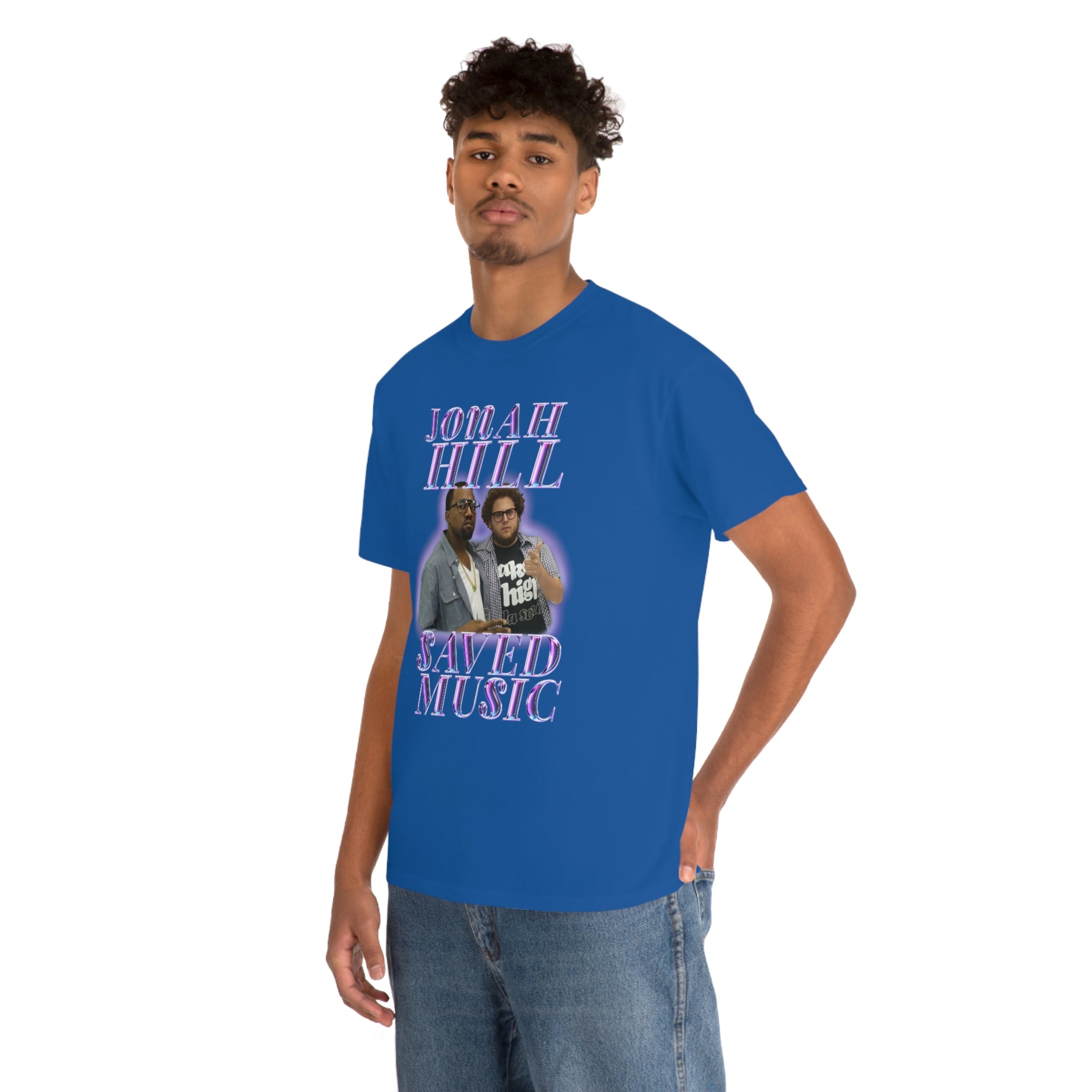 JONAH HILL SAVED MUSIC (KANYE) - Unisex Heavy Cotton Tee