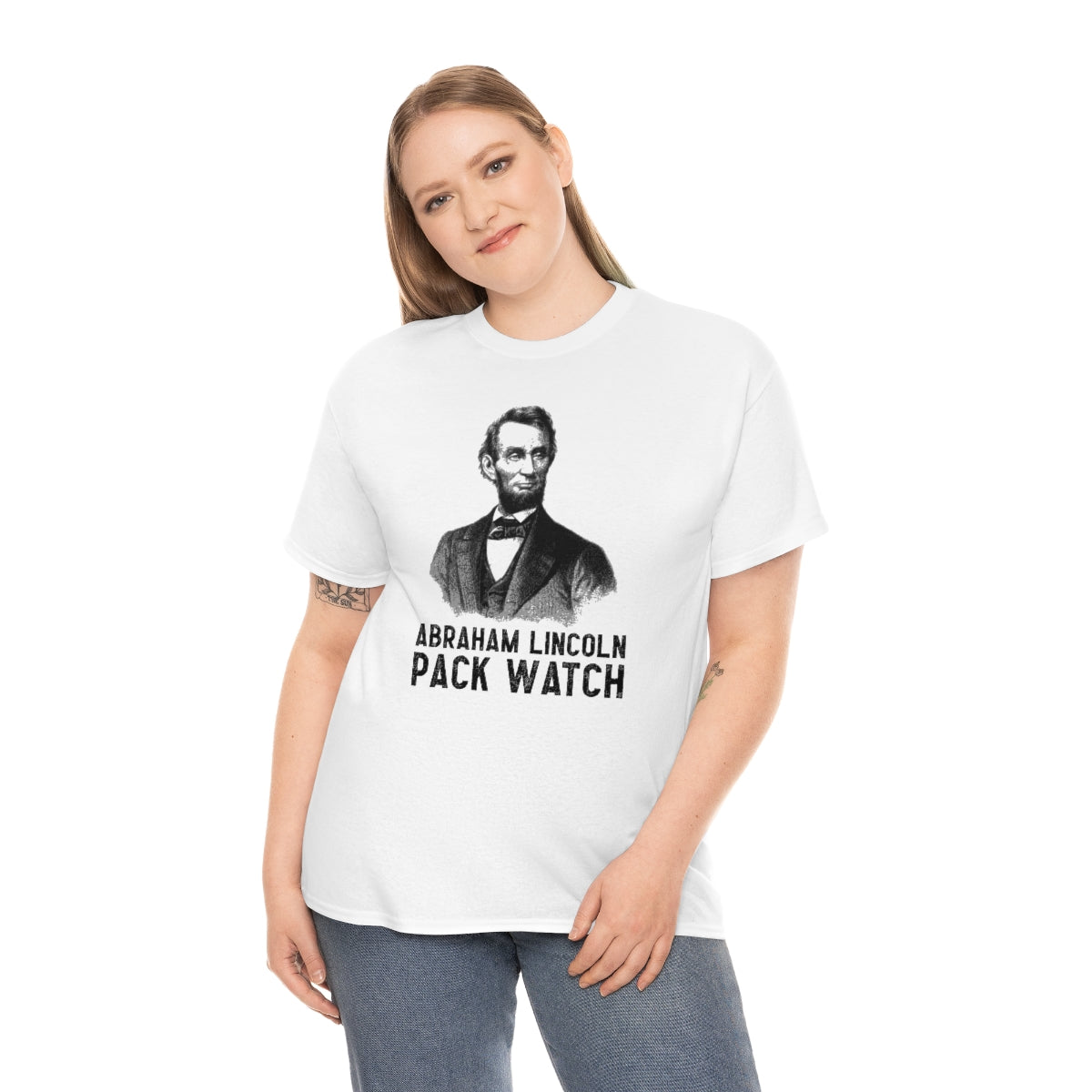 Abraham Lincoln Pack Watch - Unisex Heavy Cotton Tee - All Colors