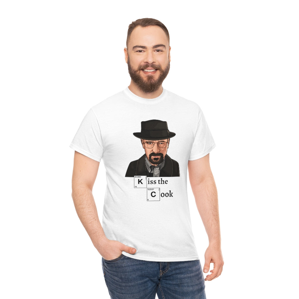 Walter White Kiss the Cook - Unisex Heavy Cotton Tee - All Colors