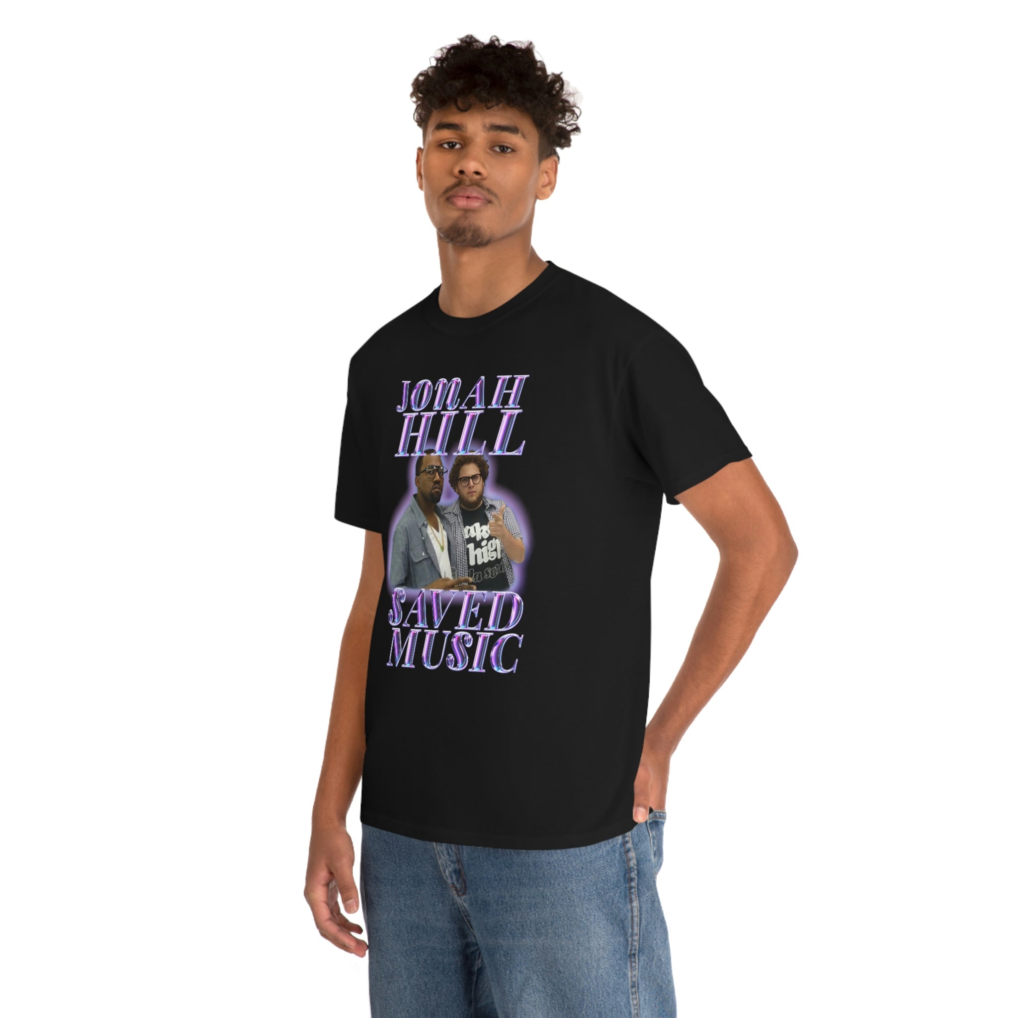 JONAH HILL SAVED MUSIC (KANYE) - Unisex Heavy Cotton Tee