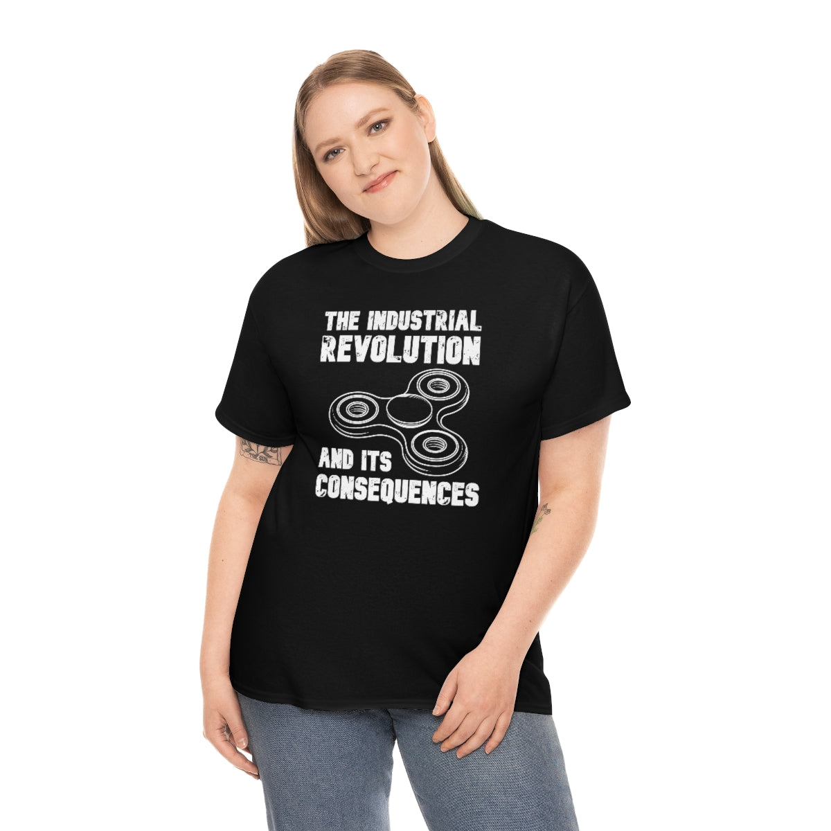 The Industrial Revolution and its Consequences Fidget Spinner - Unisex Heavy Cotton Tee - All Colors