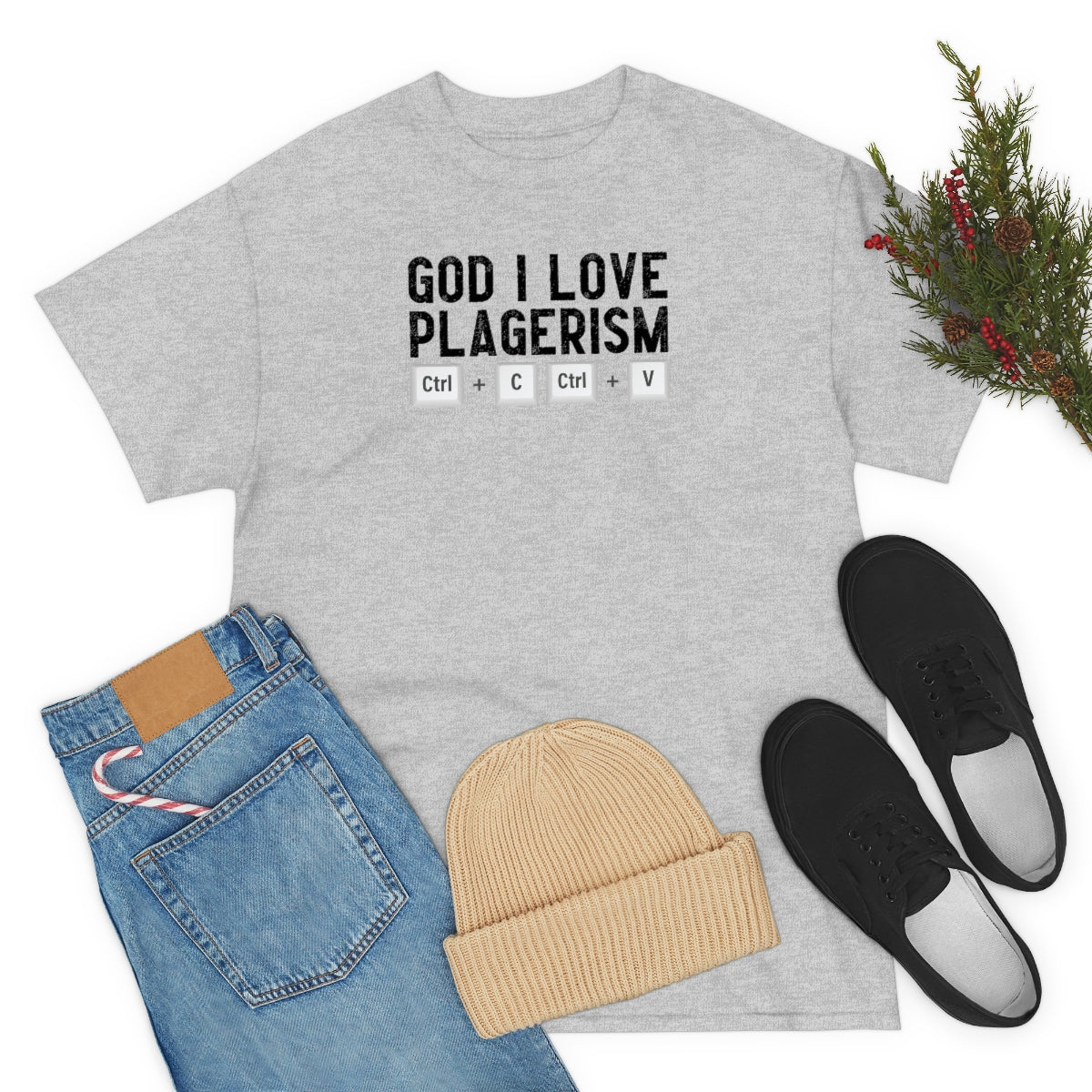 God I Love Plagerism - Unisex Heavy Cotton Tee - All Colors