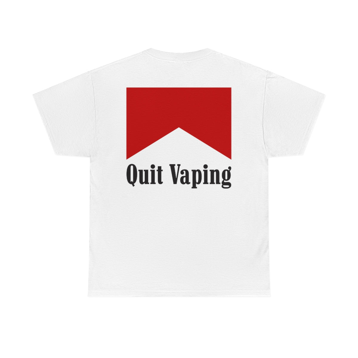 Marlboro Quit Vaping (design on back) - Unisex Heavy Cotton Tee - All Colors