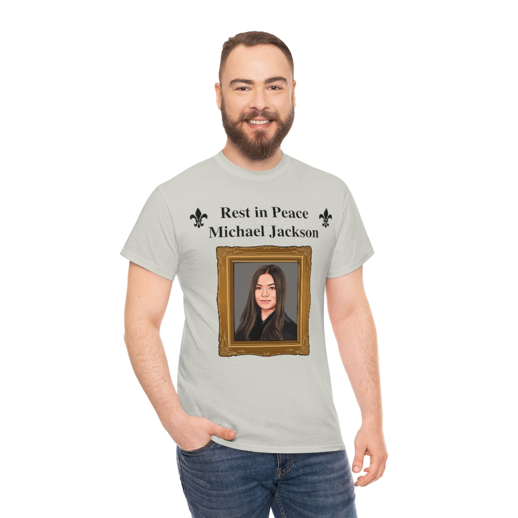 Rest In Peace Michael Jackson (Miranda Cosgrove from iCarly) - Unisex Heavy Cotton Tee - All Colors