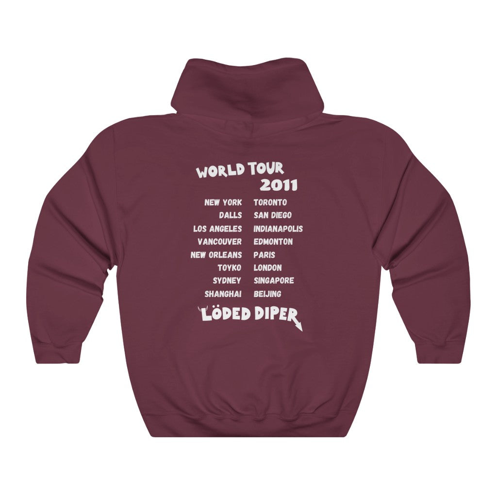 Loded Diper World Tour - Unisex Heavy Blend™ Hooded Sweatshirt - ALL COLORS