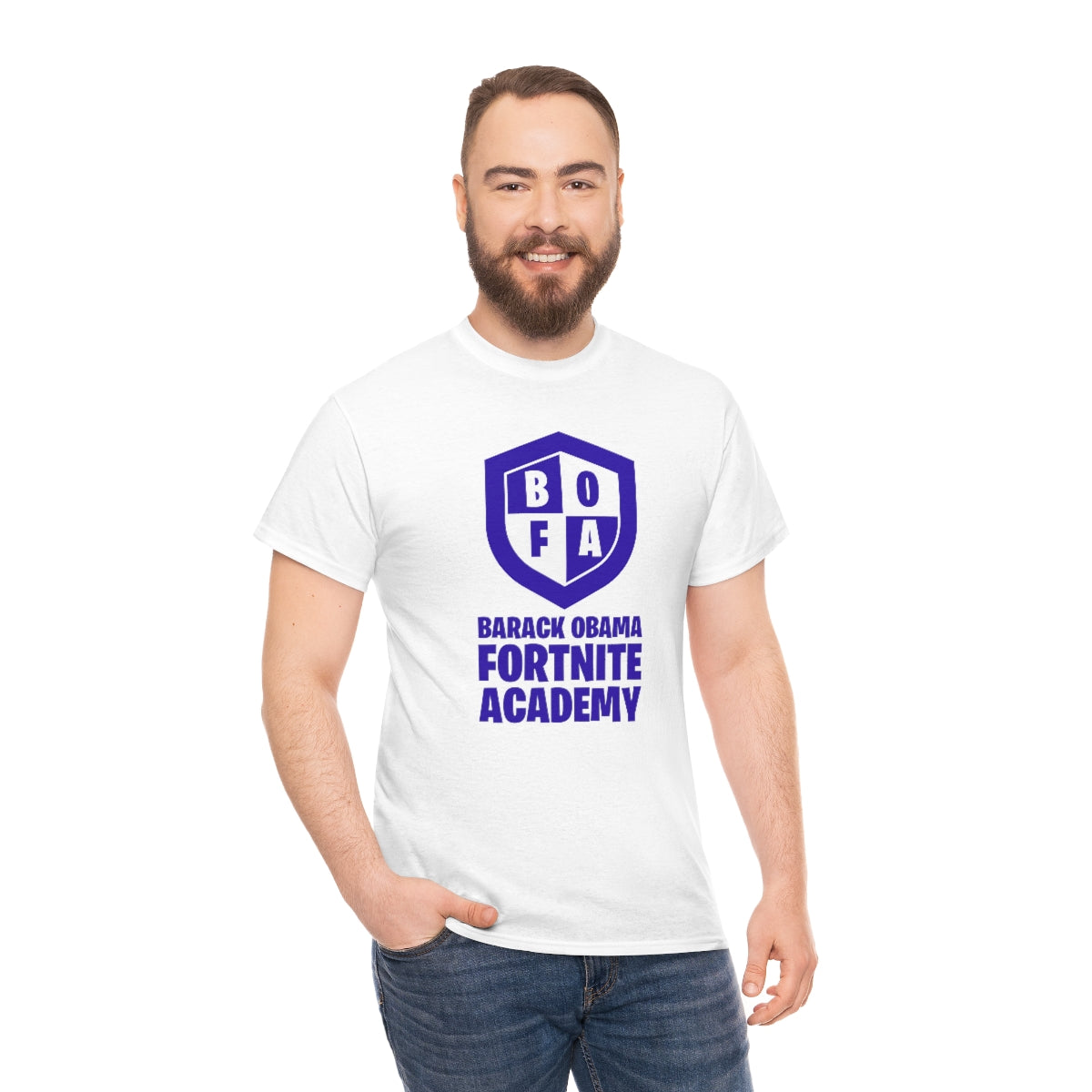 BOFA Barack Obama Fortnite Academy - Unisex Heavy Cotton Tee